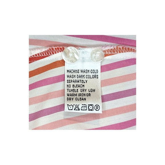 Lilly Pulitzer 100% Cotton Striped Button Front Shirt size 4 - Picture 5 of 5